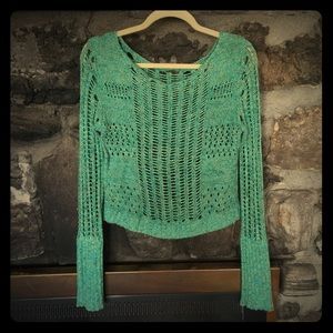 Free People Cropped Sweater